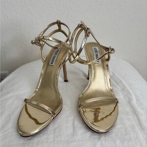 Steve Madden Metallic Gold Heels
